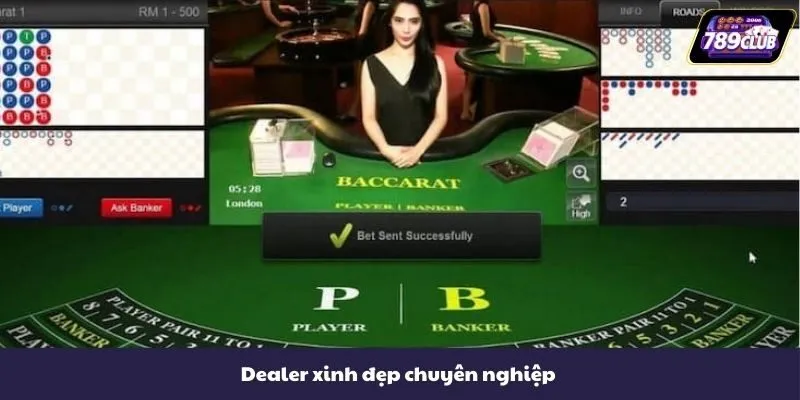 Dealer xinh đẹp chuyên nghiệp 